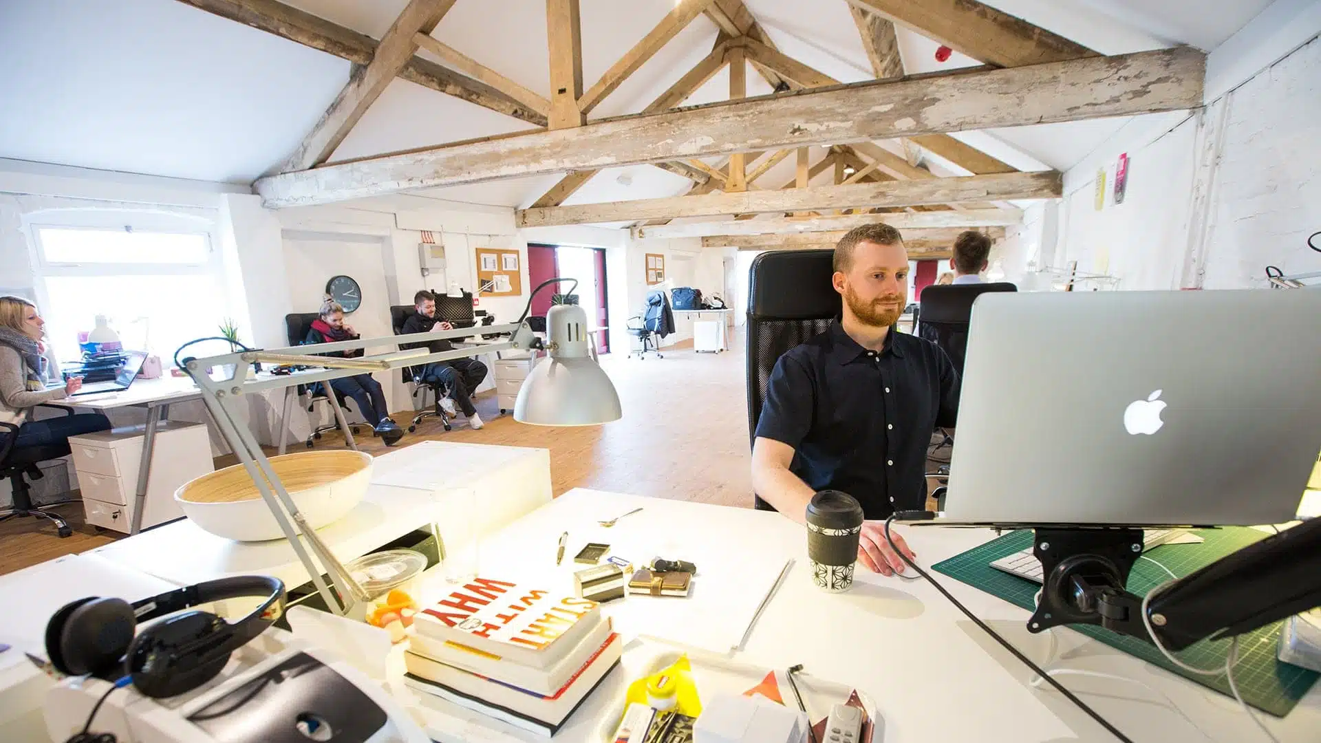 Professional content writer at work